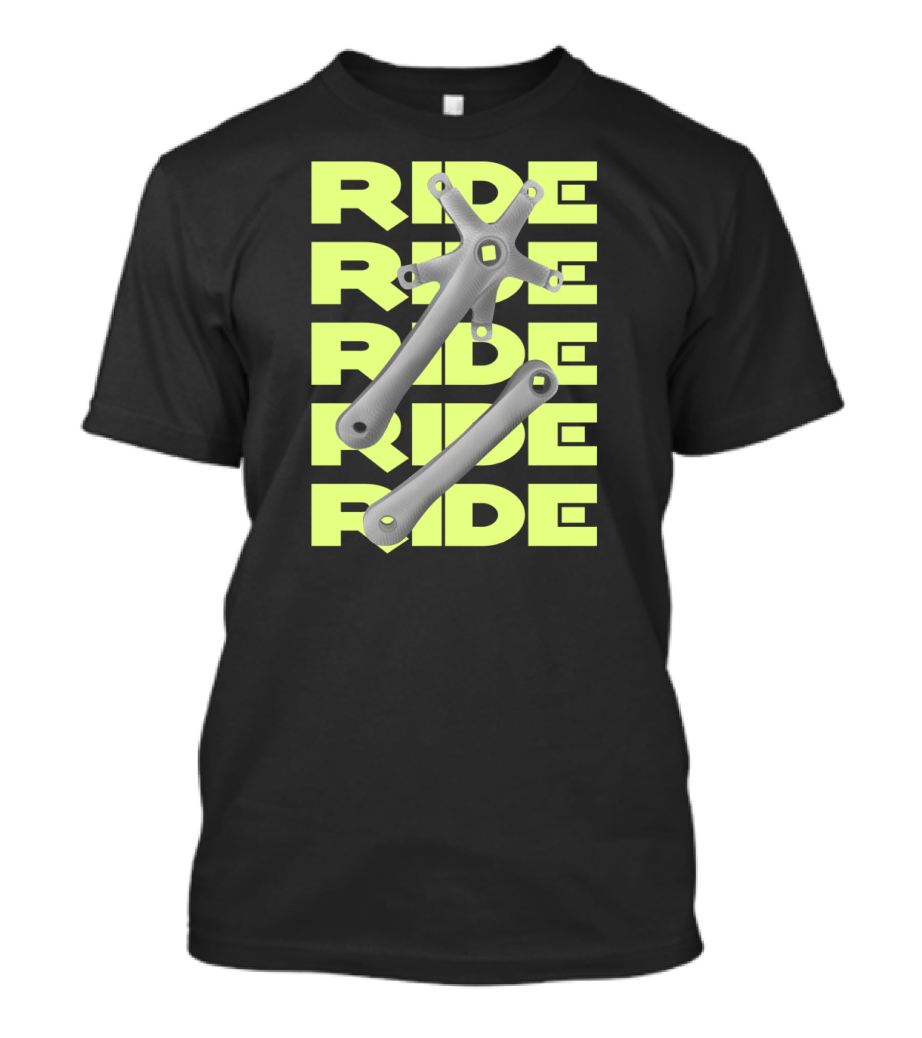 RIDE Square Taper Bike Crankset T-Shirt