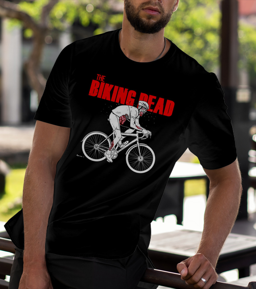 The Biking Dead Zombie Cyclist T-Shirt