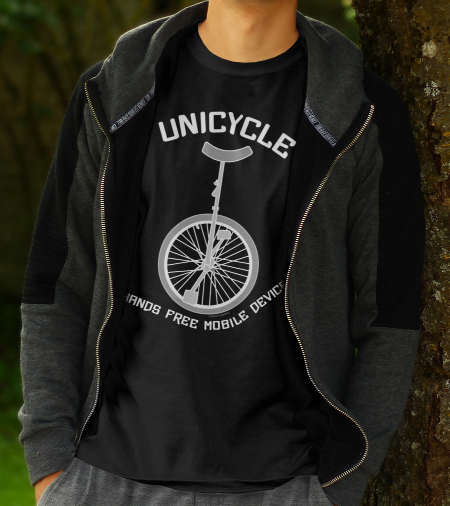 UNICYCLE HANDS FREE MOBILE DEVICE T-Shirt