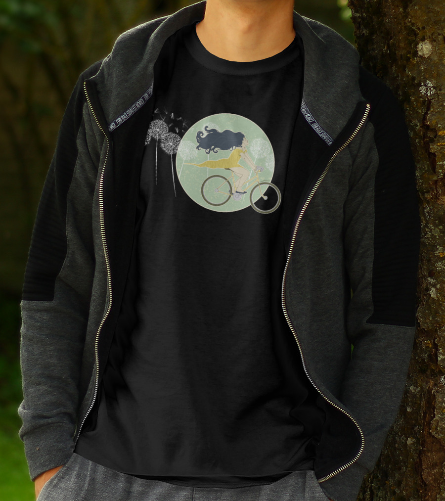 Ventura Highway Cycling Dandelion Dreamscape T-Shirt