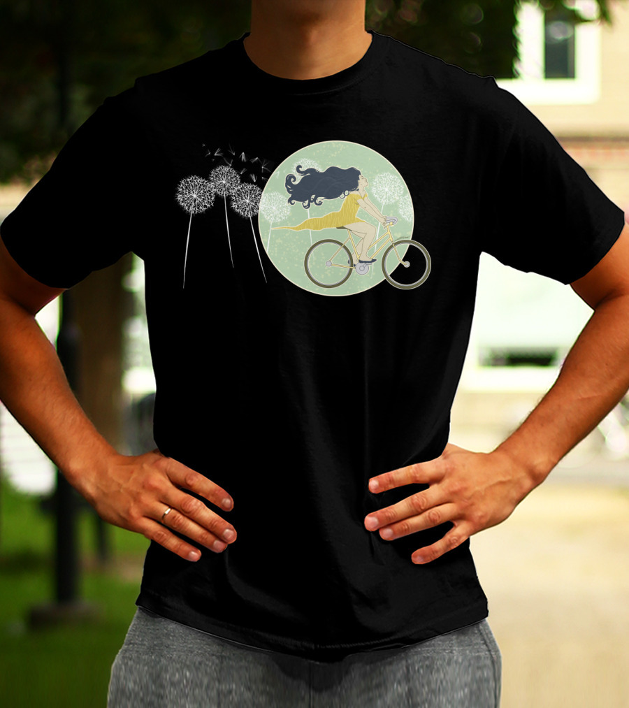 Ventura Highway Cycling Dandelion Dreamscape T-Shirt