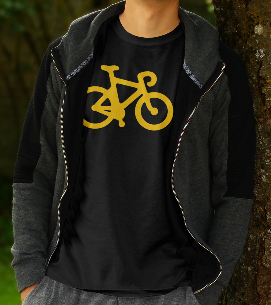 Yellow Road Bike T-Shirt