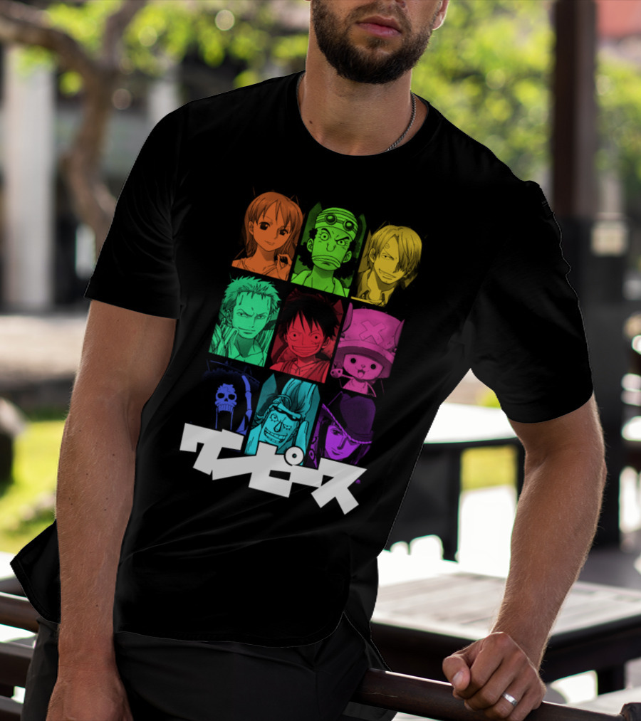 One Piece Crew Characters In Vibrant Colors T-Shirt