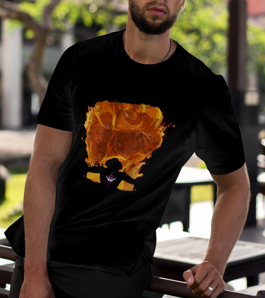 Fire Fist Ace Flaming Punch T-Shirt