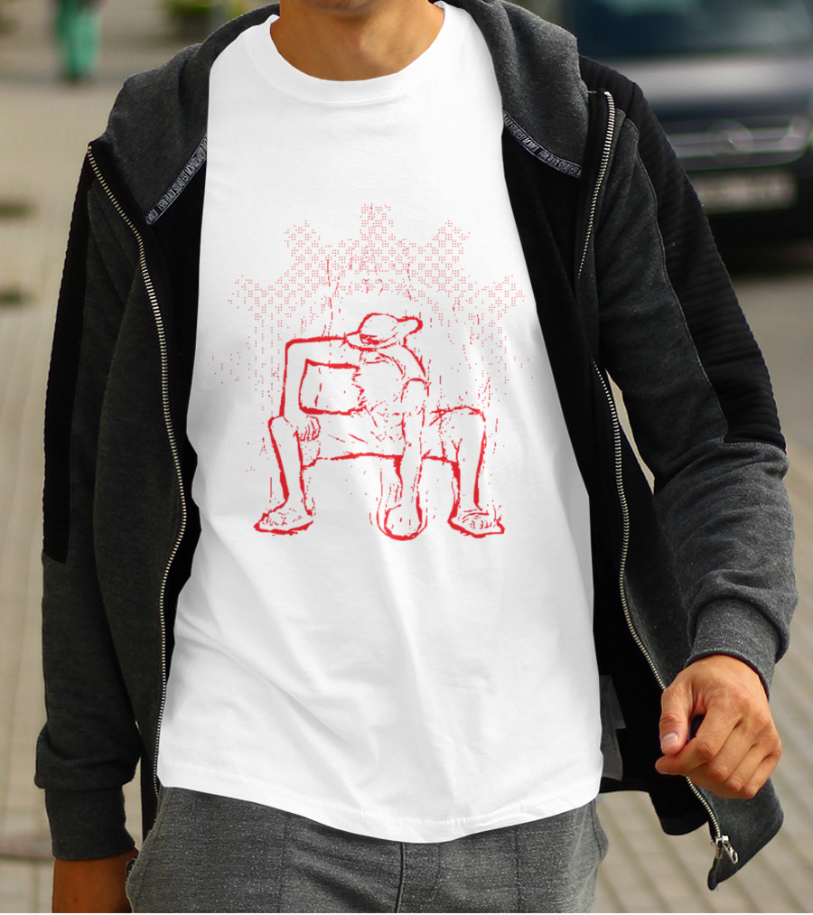 Gear Second Luffy Outline T-Shirt