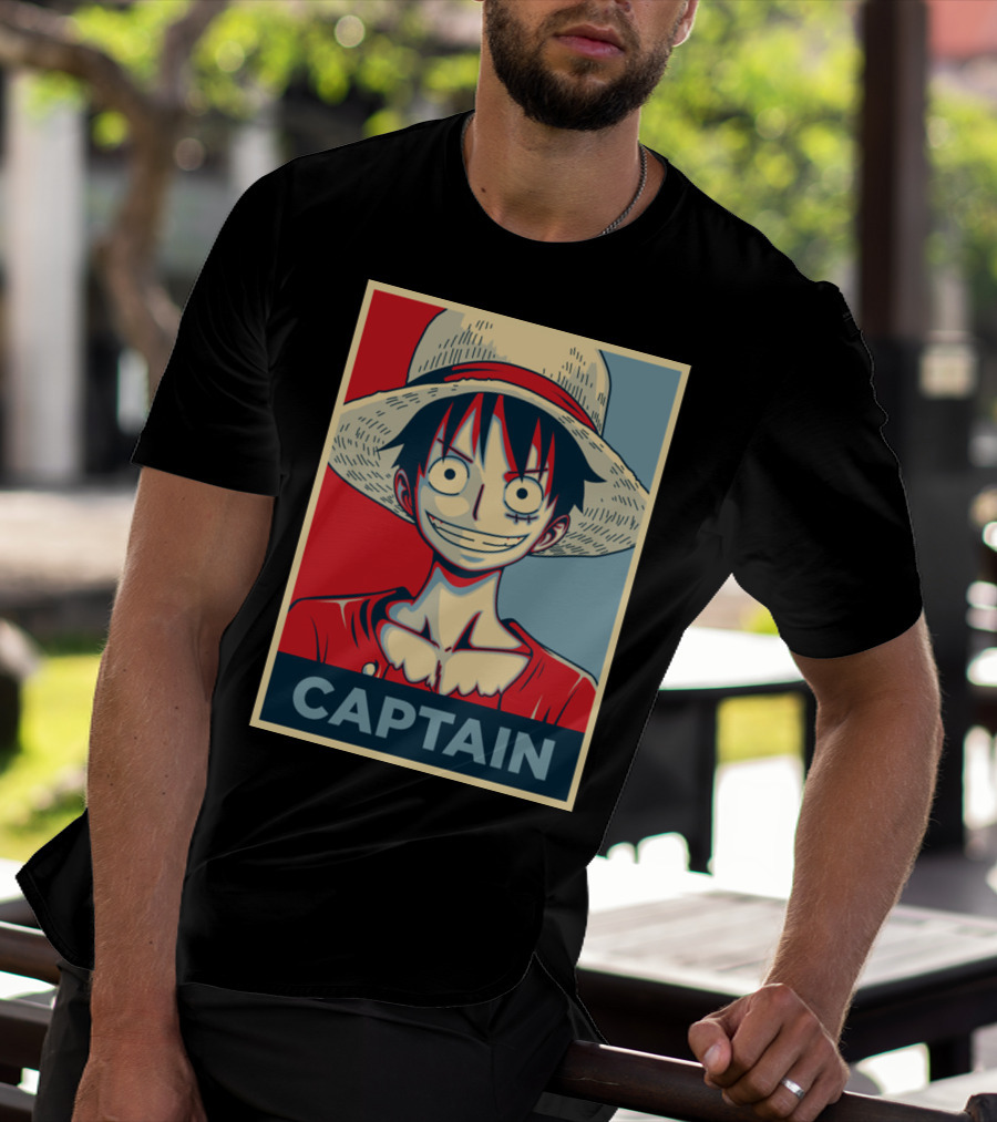 LUFFY CAPTAIN STRAW HAT T-Shirt