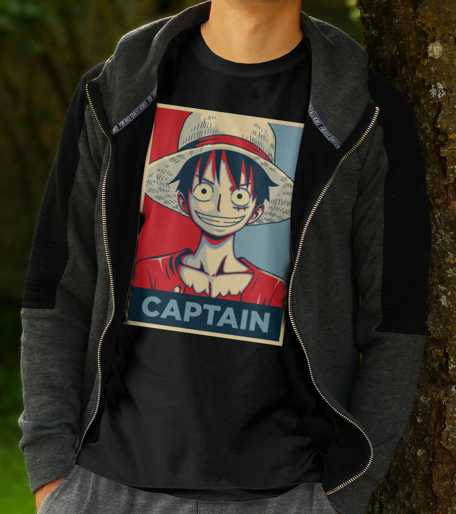 LUFFY CAPTAIN STRAW HAT T-Shirt