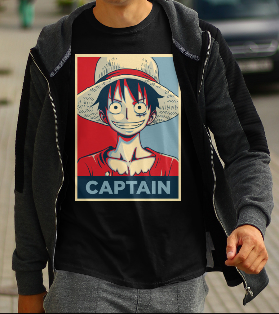 LUFFY CAPTAIN STRAW HAT T-Shirt