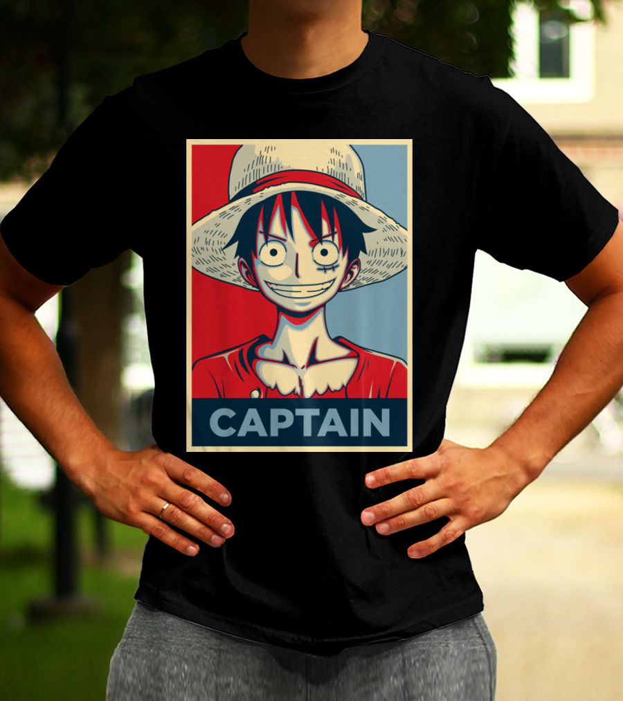 LUFFY CAPTAIN STRAW HAT T-Shirt