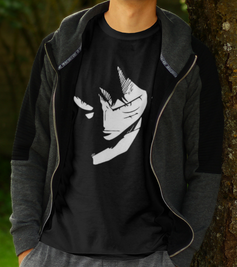 Monkey D. Luffy One Piece Manga Face T-Shirt