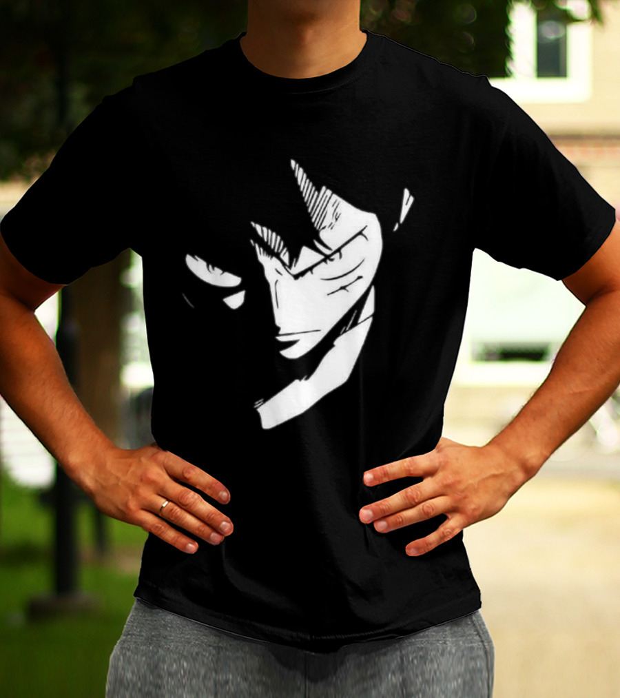 Monkey D. Luffy One Piece Manga Face T-Shirt