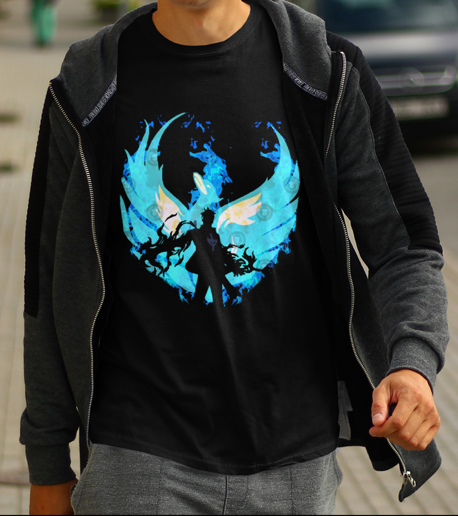 Marco The Phoenix Blue Flame Mastery Guardian Transformation T-Shirt