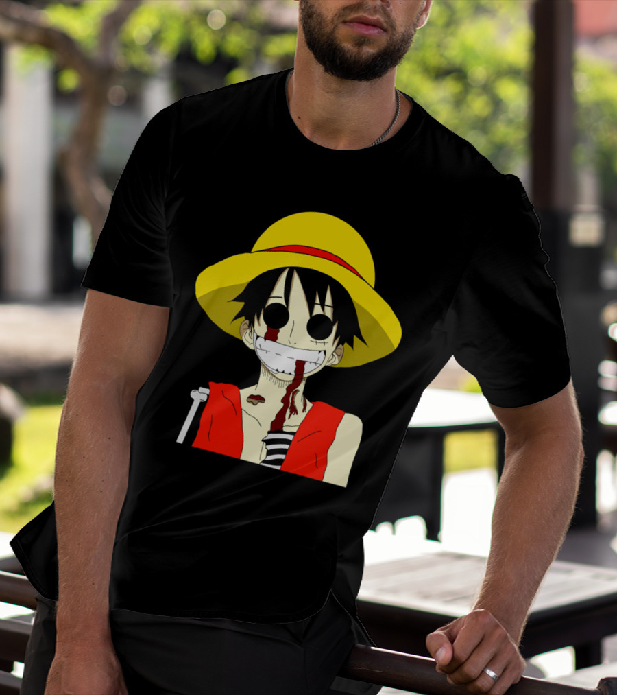 Monkey D Zombie One Piece Straw Hat Luffy T-Shirt