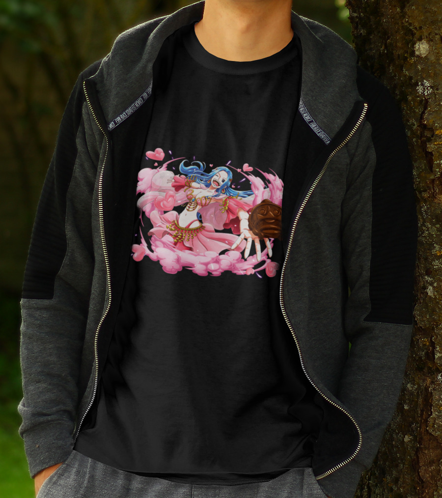 Nefeltary Vivi Princess Of Alabasta One Piece Nefertari Vivi Nami Hearts Cloud Dress T-Shirt