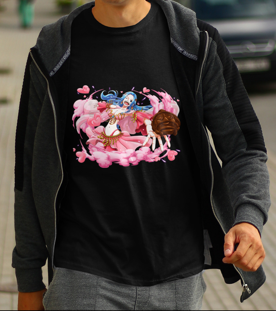 Nefeltary Vivi Princess Of Alabasta One Piece Nefertari Vivi Nami Hearts Cloud Dress T-Shirt