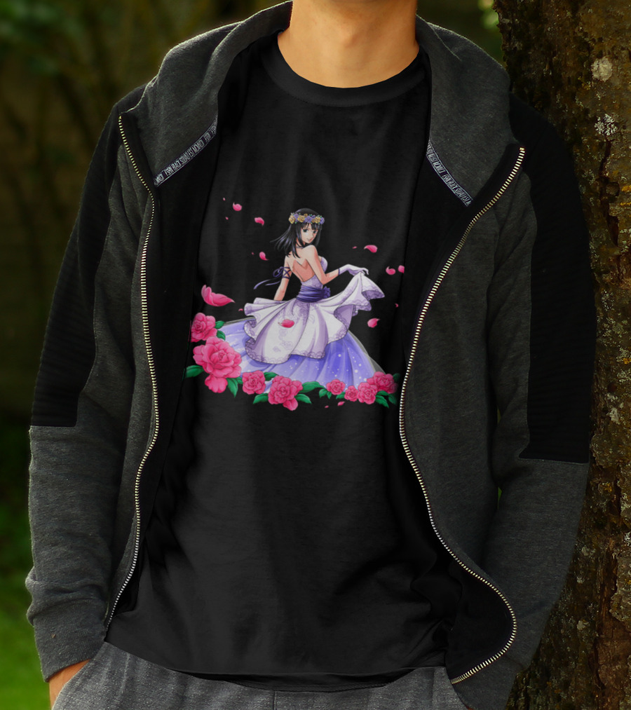 Nico Robin Floral Gown Scene One Piece T-Shirt