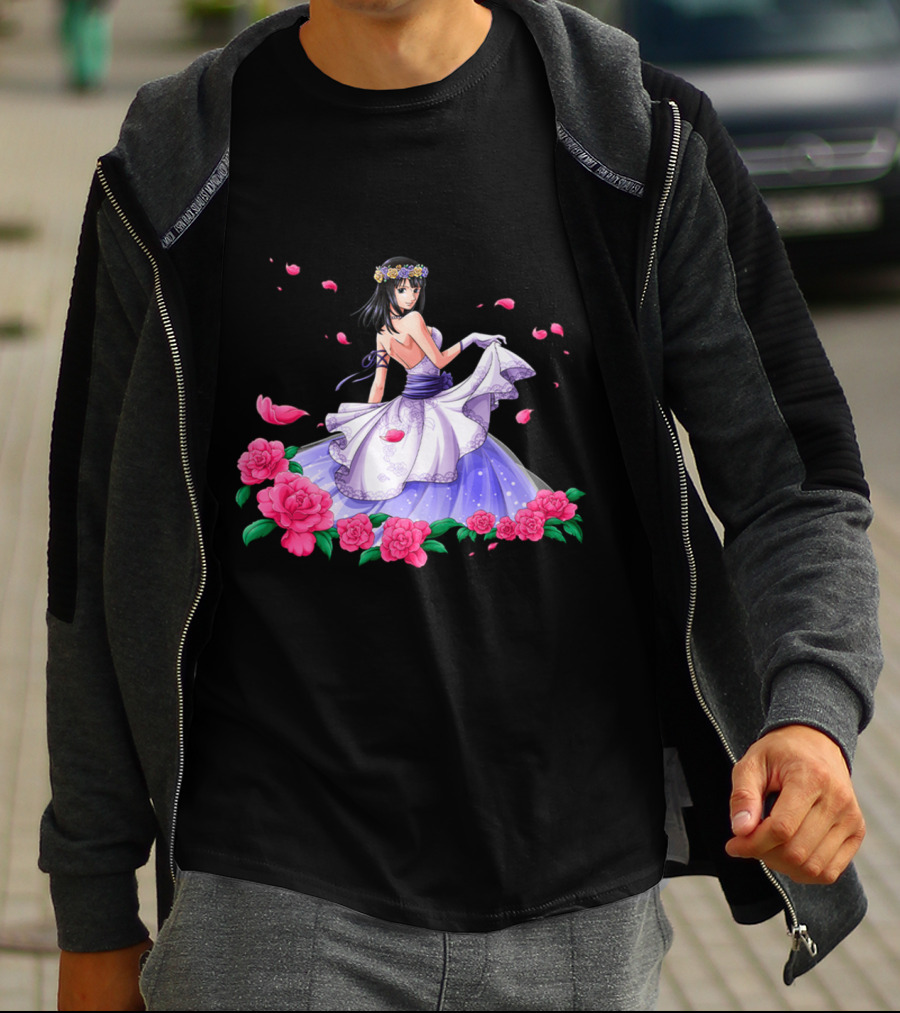 Nico Robin Floral Gown Scene One Piece T-Shirt
