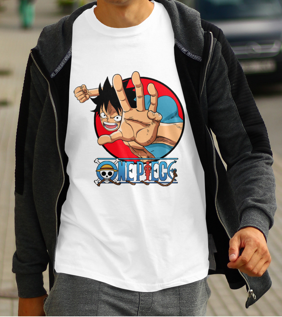 Luffy One Piece Manga Anime Adventure Iconic Skull T-Shirt