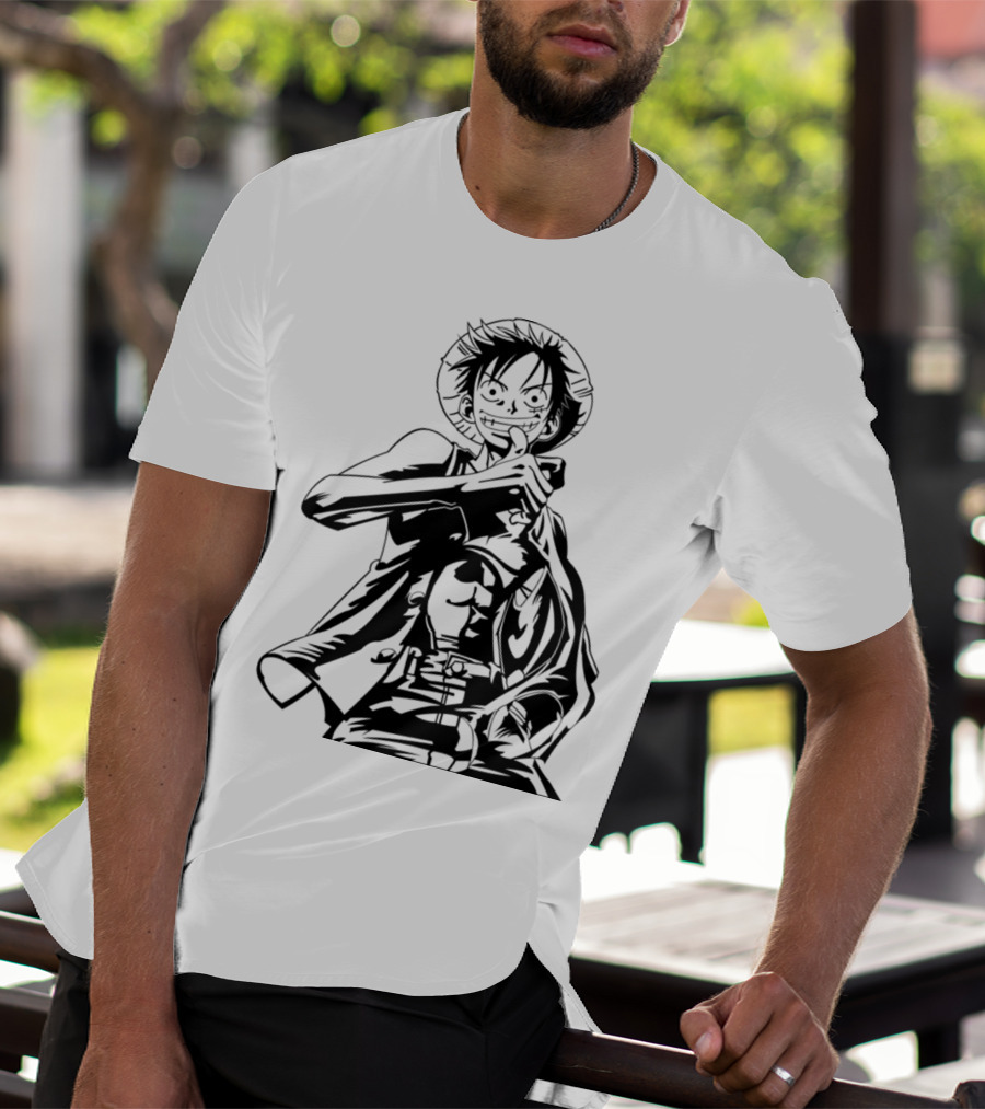Monkey D. Luffy One Piece Anime Manga Pirate Adventures Fan T-Shirt