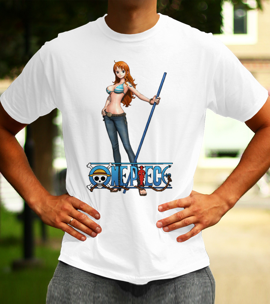 One Piece Nami Iconic Character Artwork T-Shirt