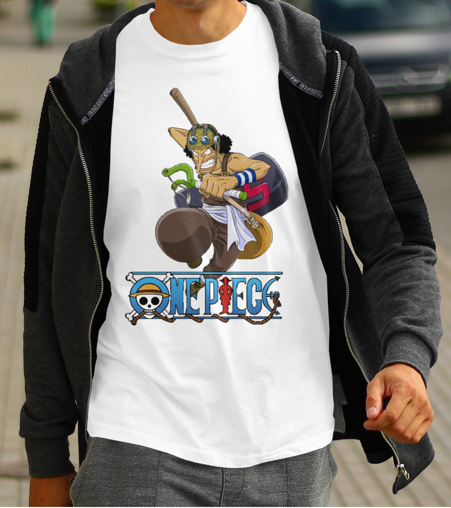 One Piece Usopp Straw Hat Pirate Character T-Shirt