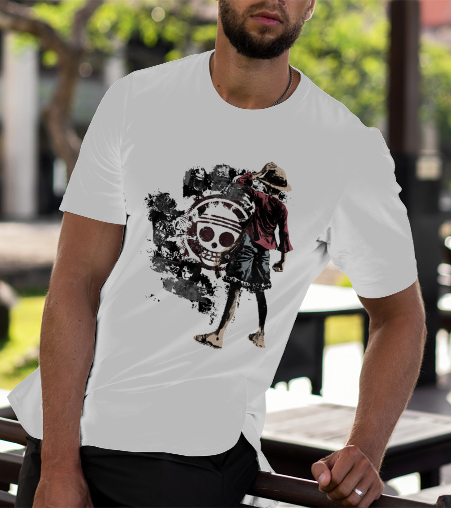 One Piece Straw Hat Pirate Skull Luffy T-Shirt