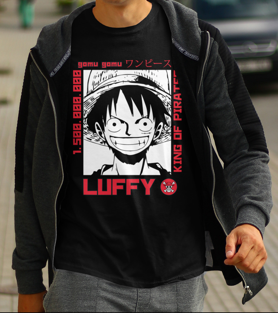 Gomu Gomu One Piece Luffy King Of Pirates 1.500.000.000 T-Shirt