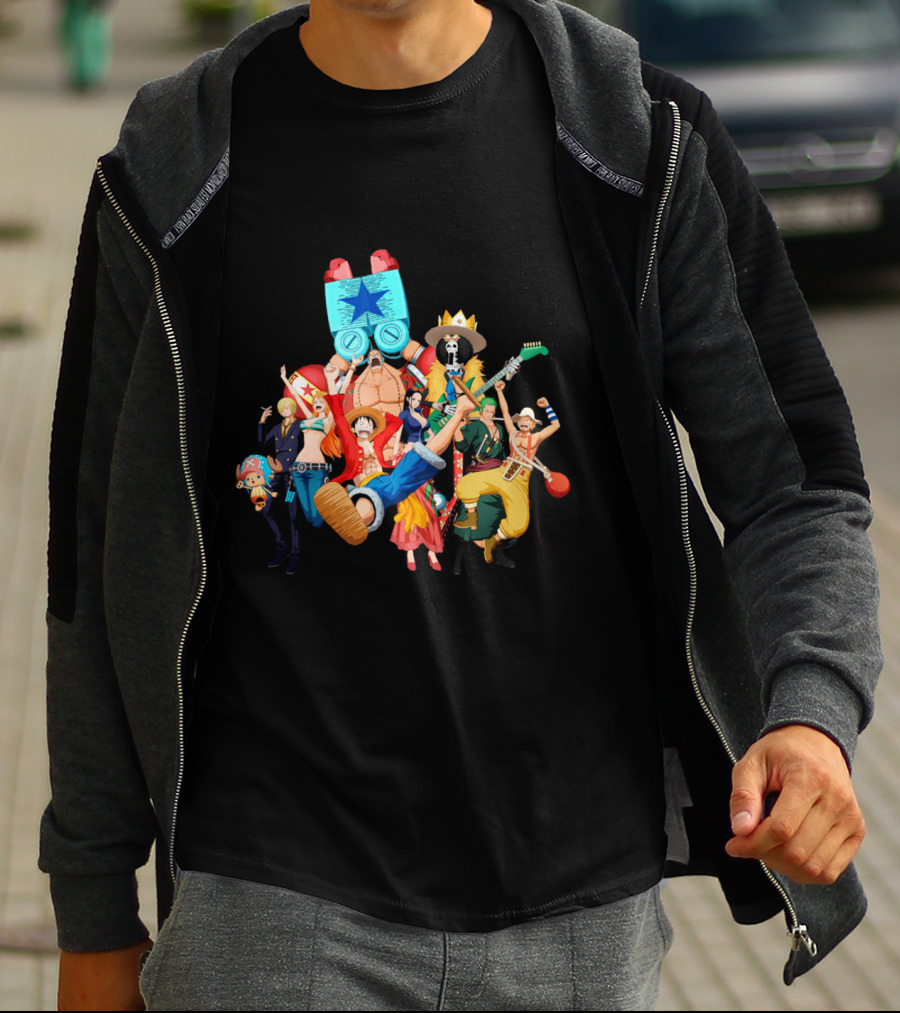 Straw Hat Crew From One Piece Adventure T-Shirt