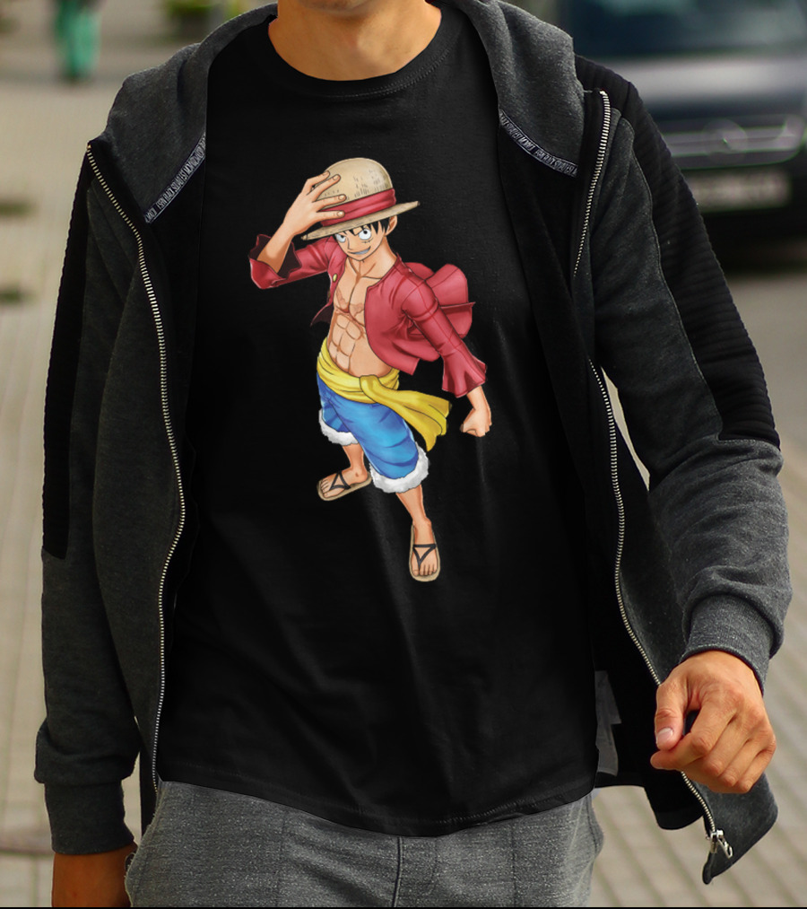 One Piece World Seeker Monkey D. Luffy Adventure T-Shirt