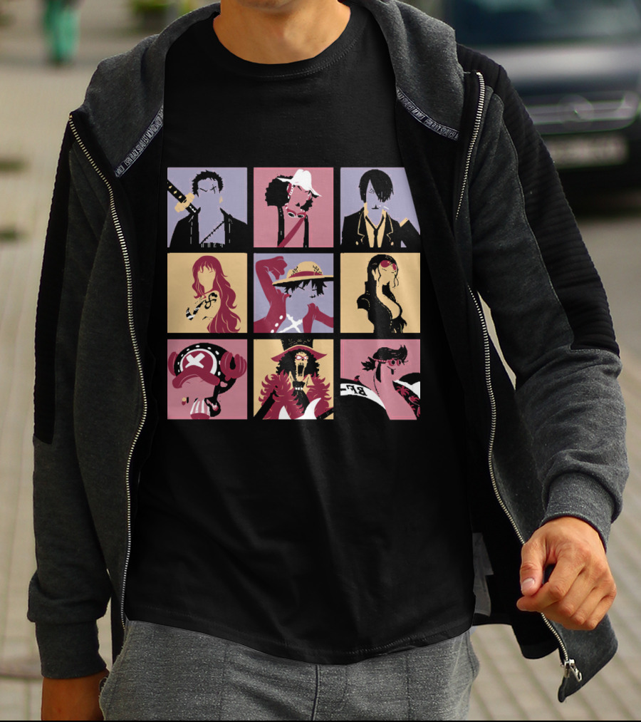 Pop Pirates One Piece Straw Hat Crew T-Shirt