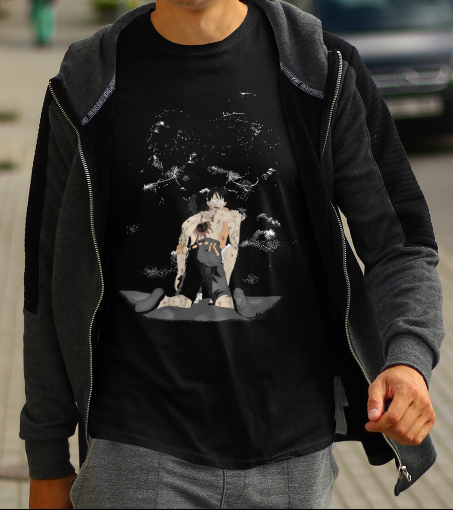 We Are Brothers One Piece Luffy And Ace Emotional Moment T-Shirt