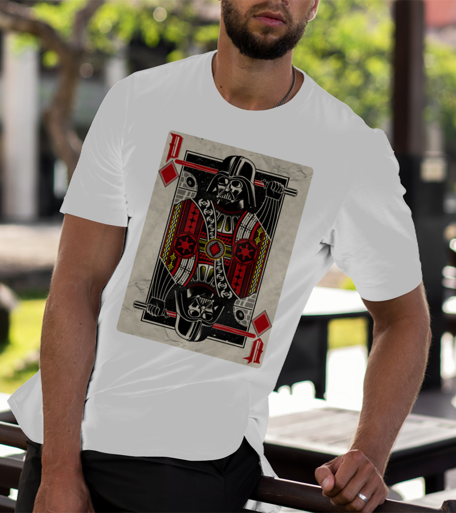 Dark Side Playing Card Deck Vader King Of Diamonds T-Shirt