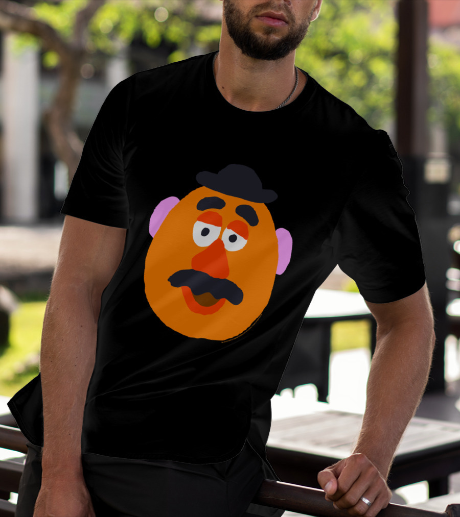 Mr. Potato Head Big Face Mustache Hat T-Shirt