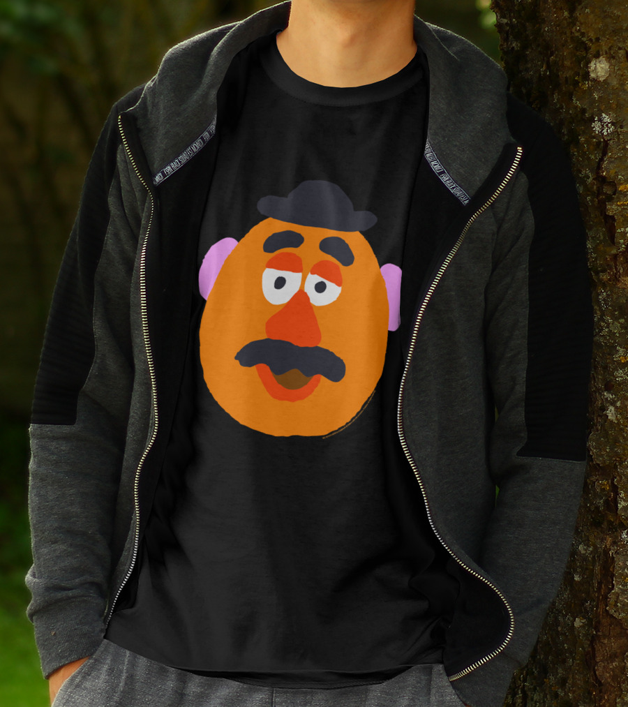 Mr. Potato Head Big Face Mustache Hat T-Shirt