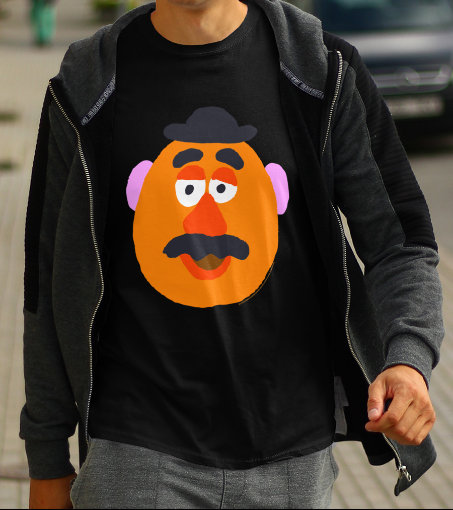 Mr. Potato Head Big Face Mustache Hat T-Shirt