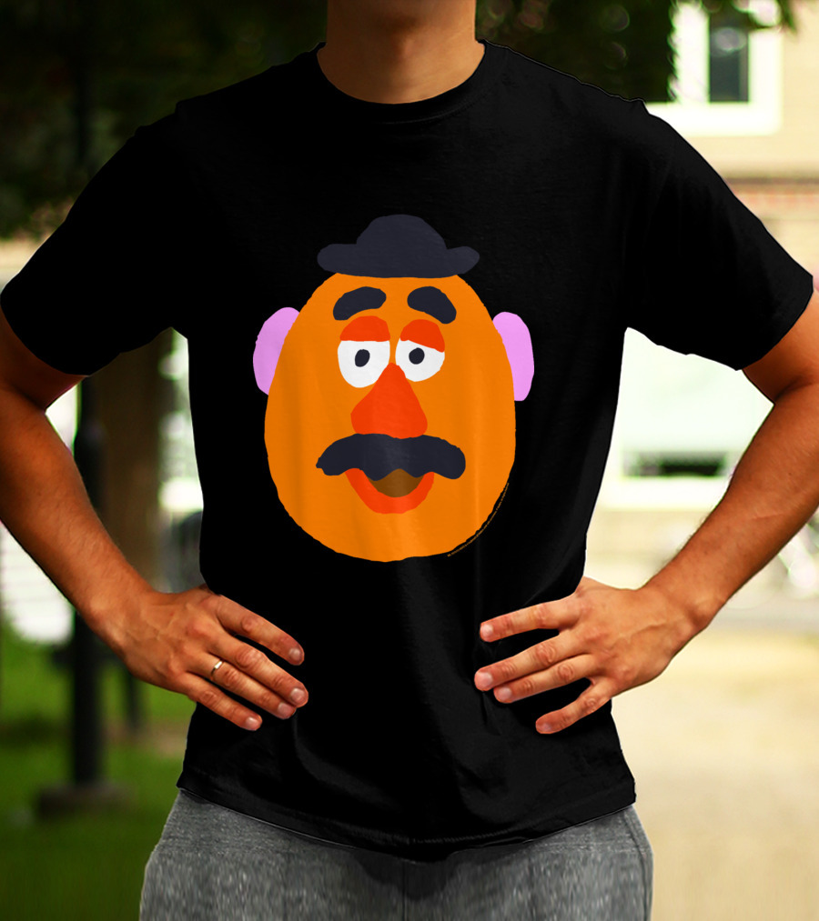 Mr. Potato Head Big Face Mustache Hat T-Shirt
