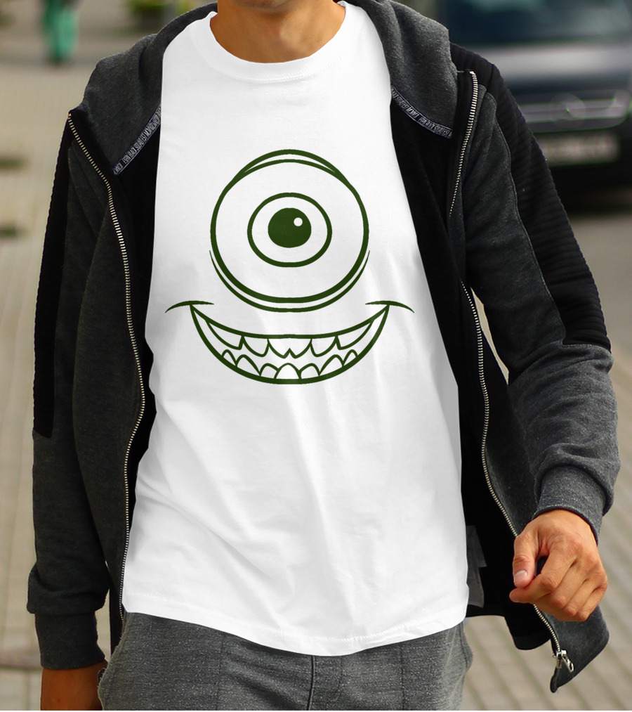 Mike Big Face Smiling Cyclops T-Shirt