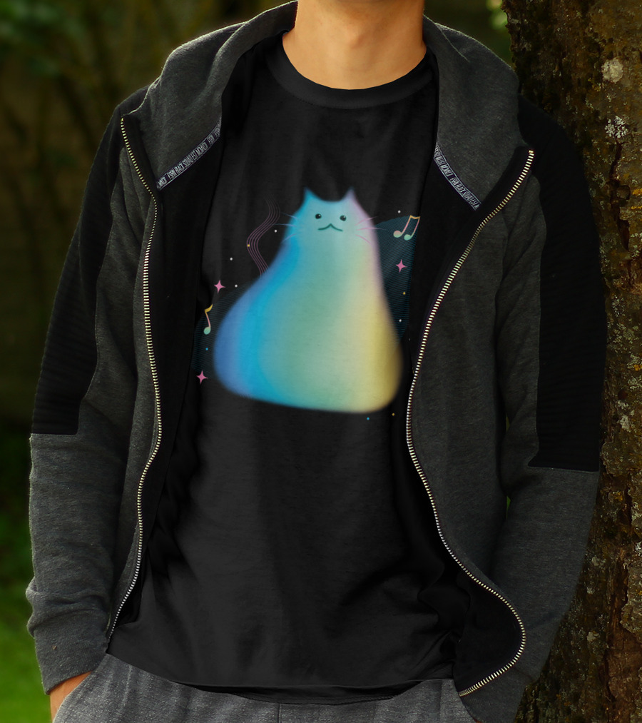 Pixar Soul Cat Musical Purpose With Colorful Notes T-Shirt