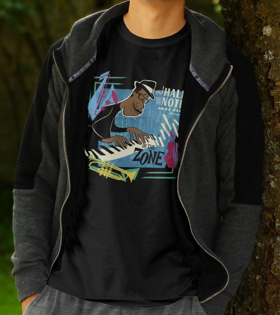 The Half Note Jazz Club Presents In The Zone Pixar Soul Joe Disney T-Shirt