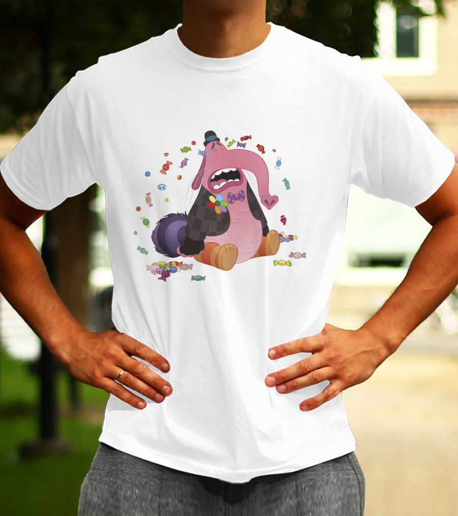 Bing Bong Candy Tears Inside Out Pixar Character Image T-Shirt