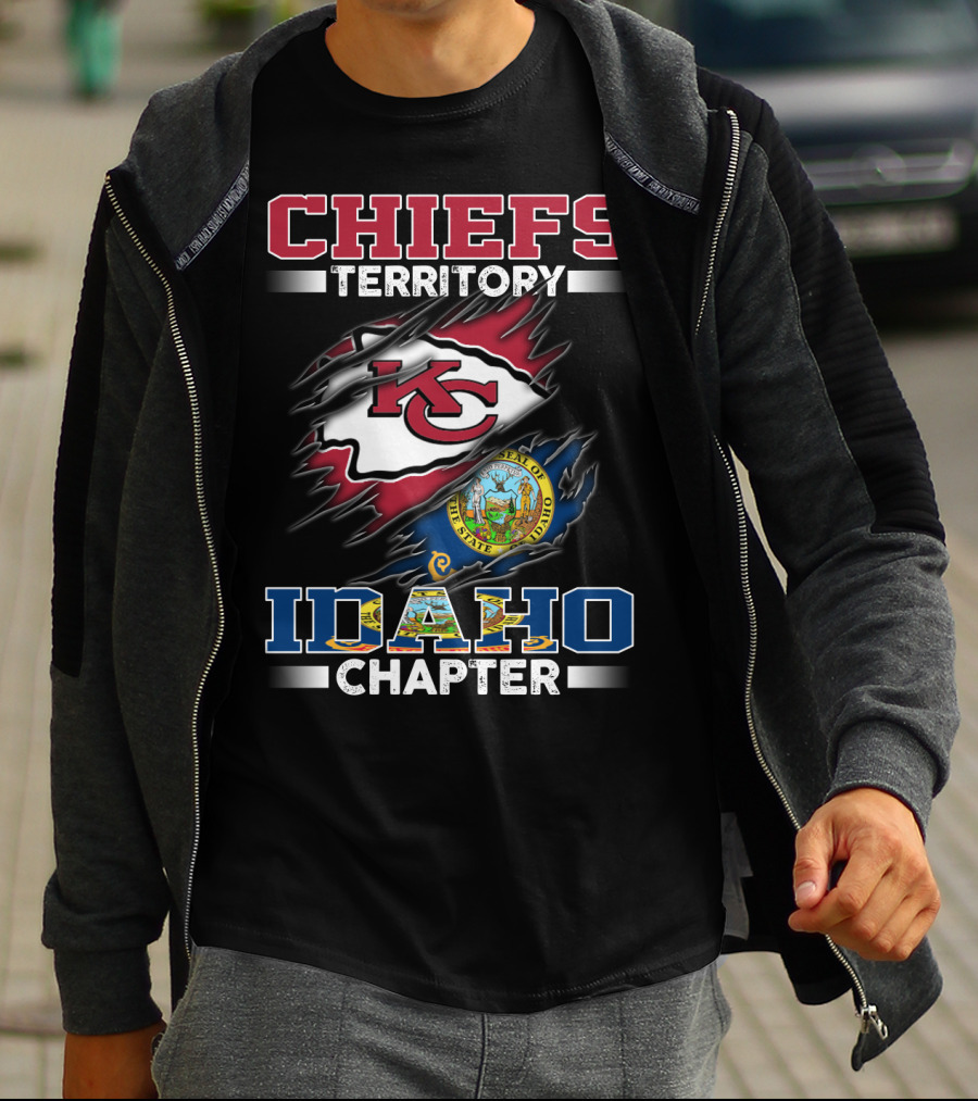 CHIEFS Territory Idaho Chapter Kansas City Flag Seal T-Shirt