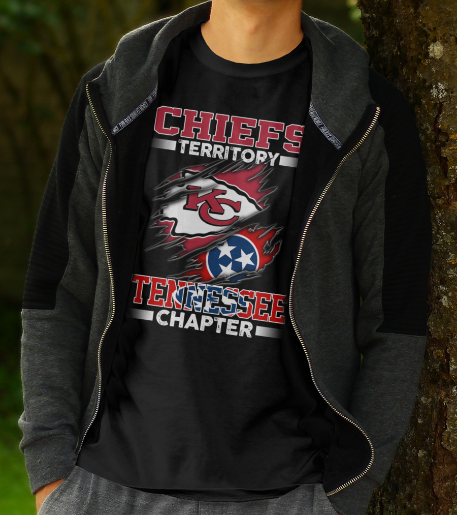 CHIEFS TERRITORY TENNESSEE CHAPTER KC Logo Star Emblem T-Shirt