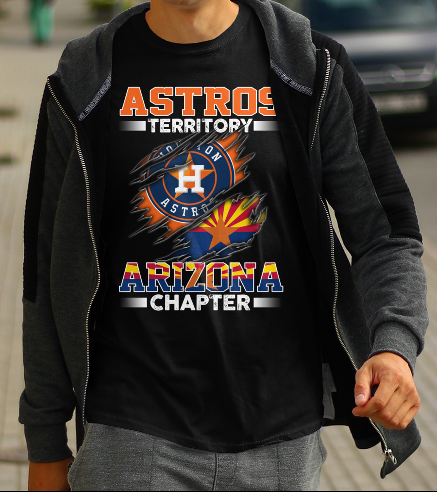 Astros Territory Arizona Chapter Houston Astros Logo And Arizona Flag T-Shirt