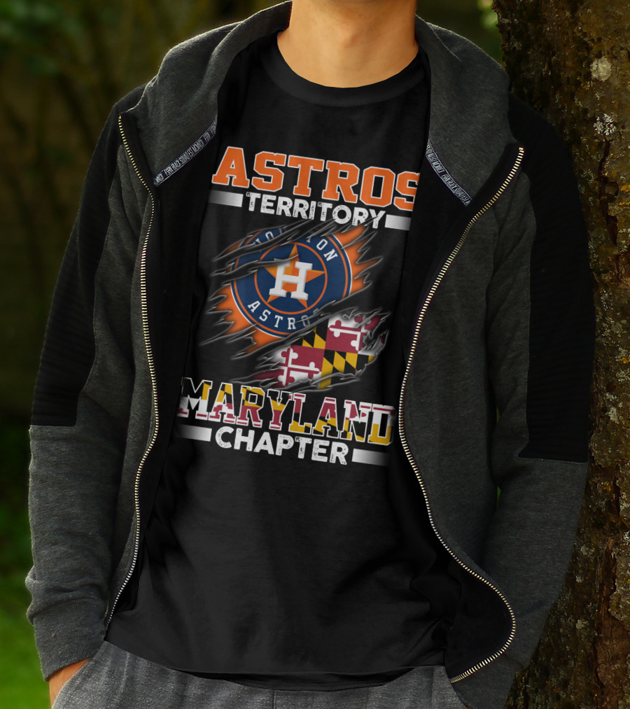 Astros Territory Houston Astros Maryland Chapter T-Shirt