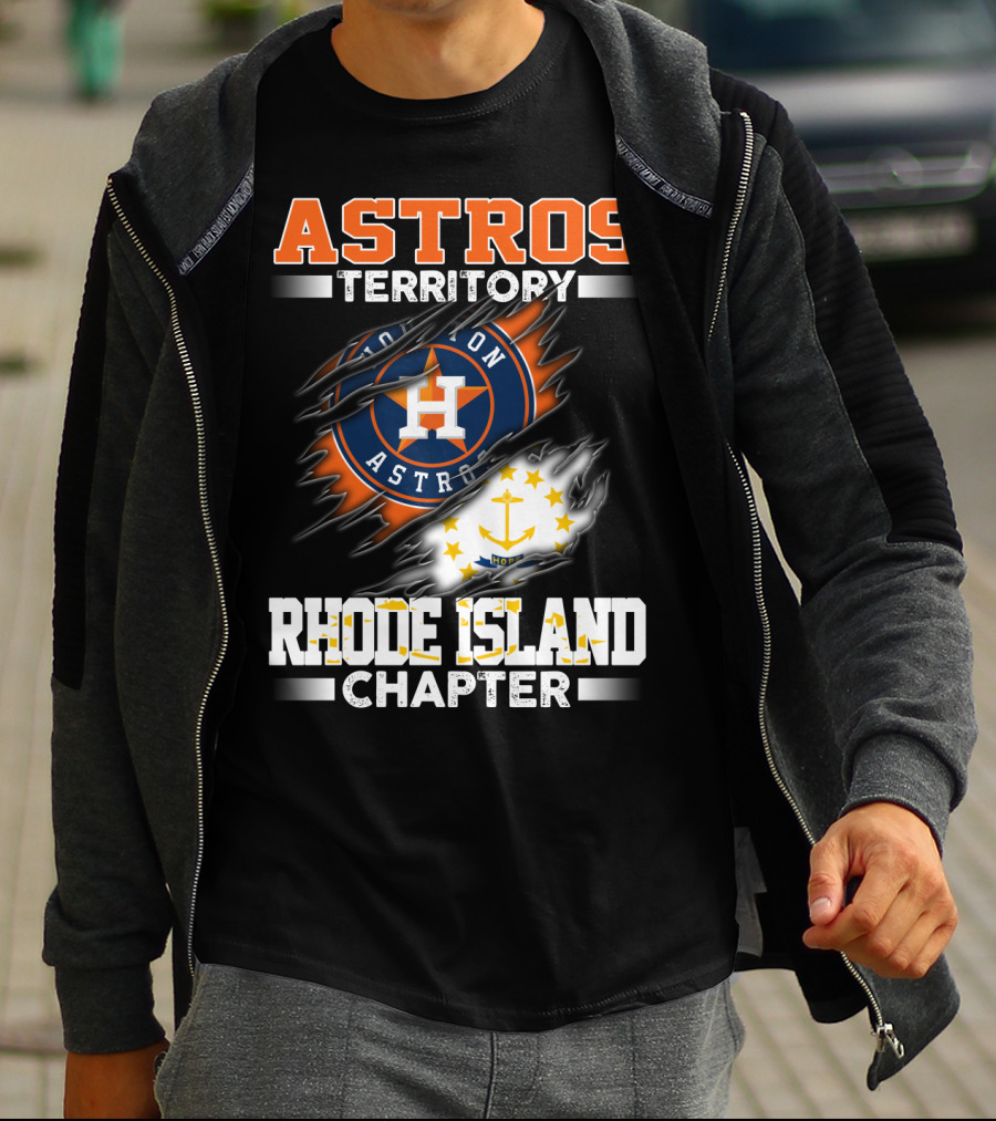 ASTROS TERRITORY RHODE ISLAND CHAPTER HOUSTON ASTROS T-Shirt