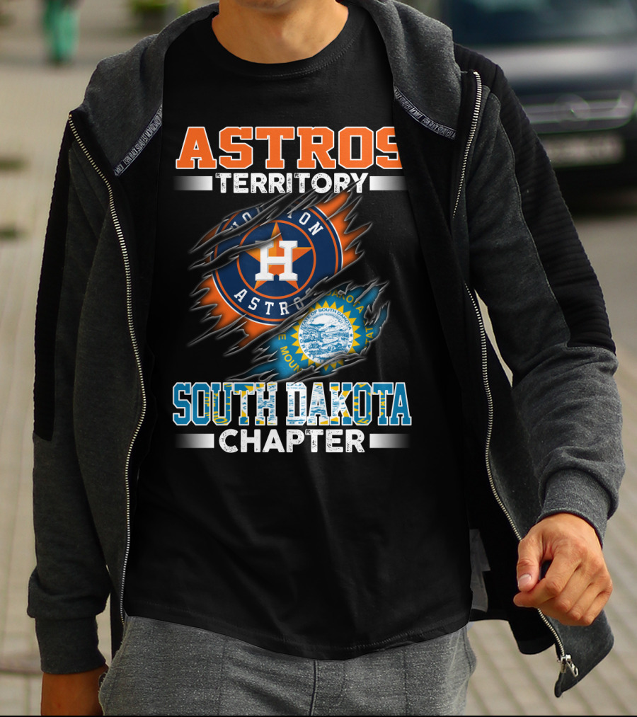 ASTROS TERRITORY SOUTH DAKOTA CHAPTER HOUSTON ASTROS MOUNTAINS T-Shirt