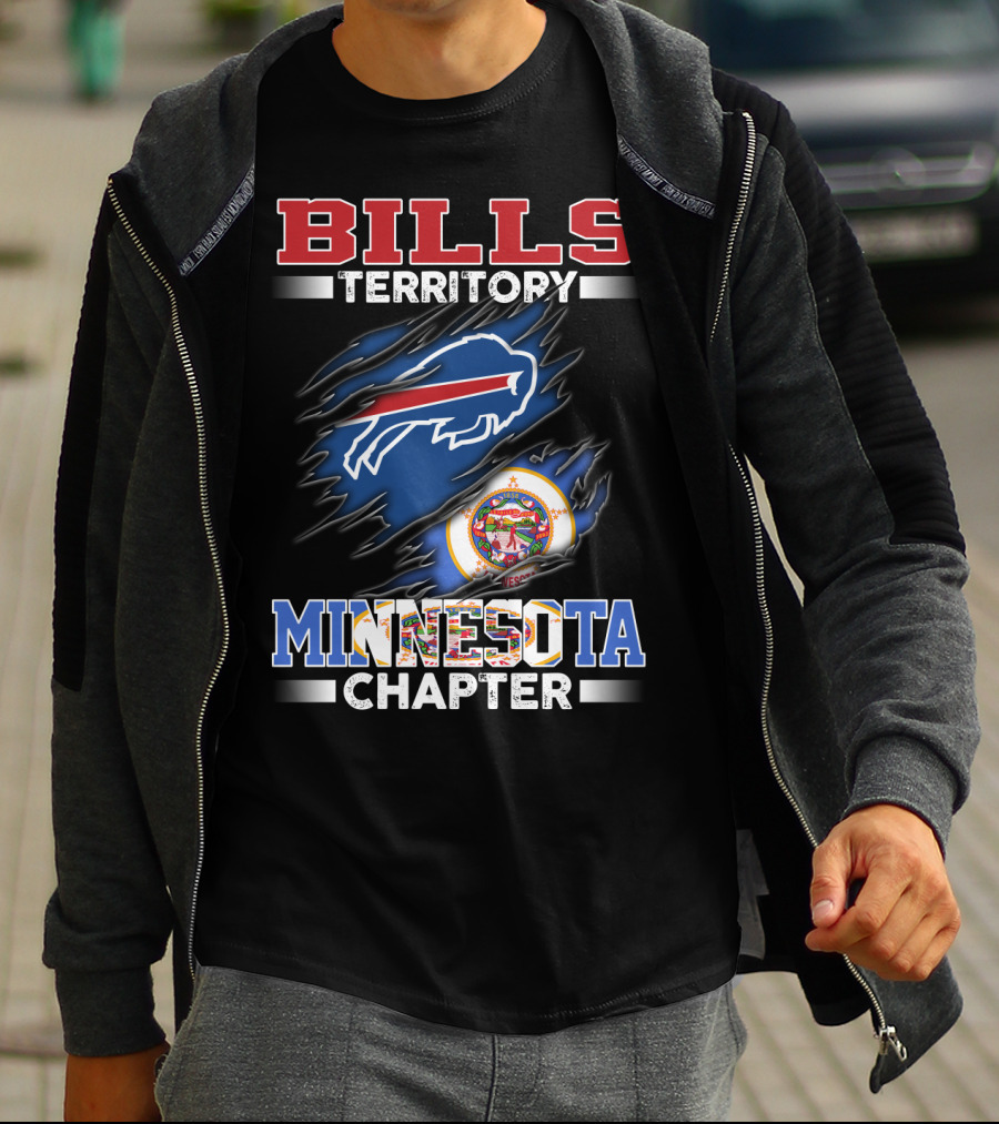 BILLS Territory Buffalo Logo Minnesota Chapter T-Shirt