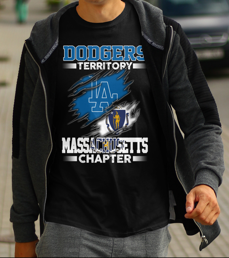Massachusetts Chapter Dodgers Territory LA T-Shirt