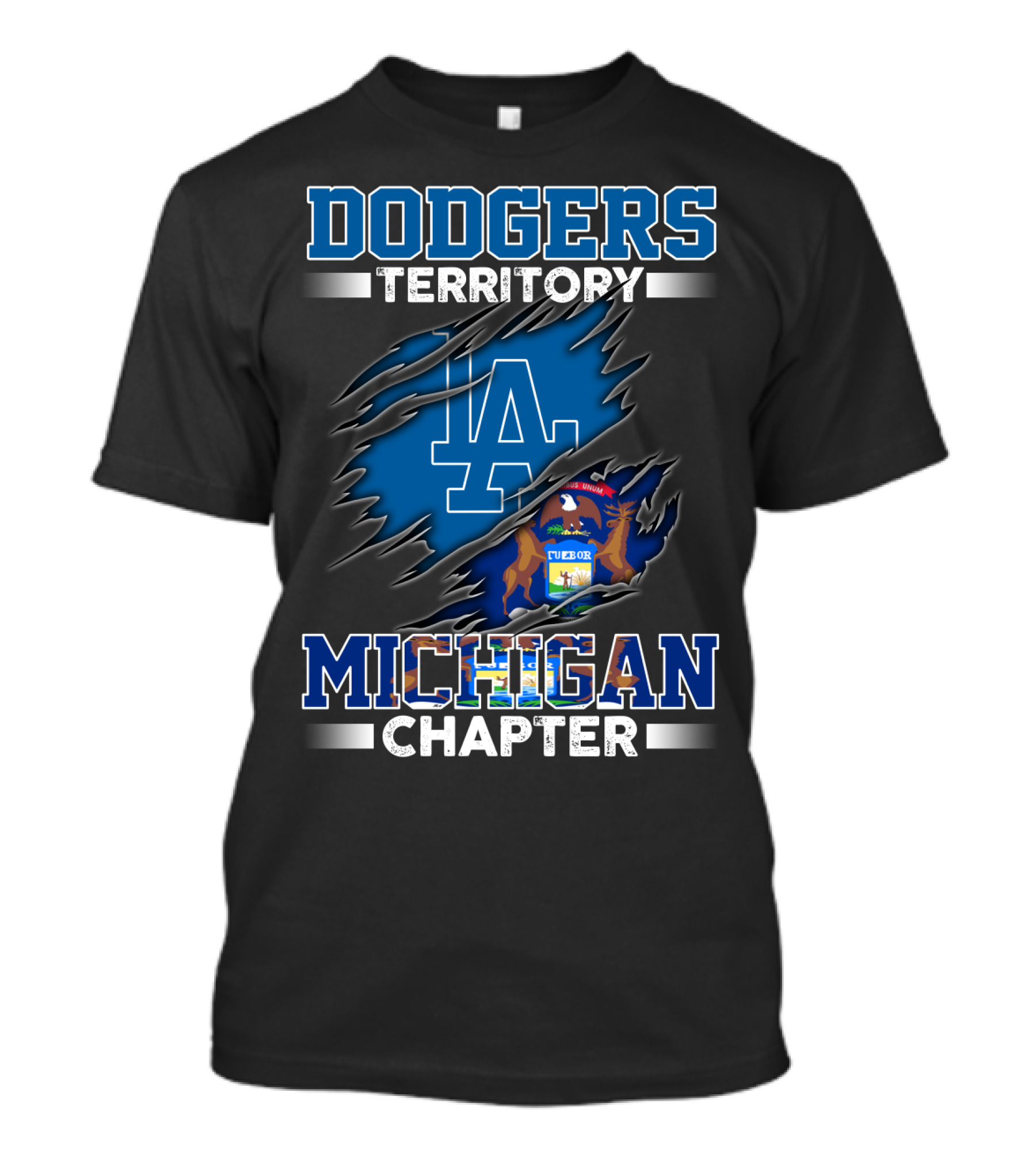Dodgers Territory LA Michigan Chapter T-Shirt