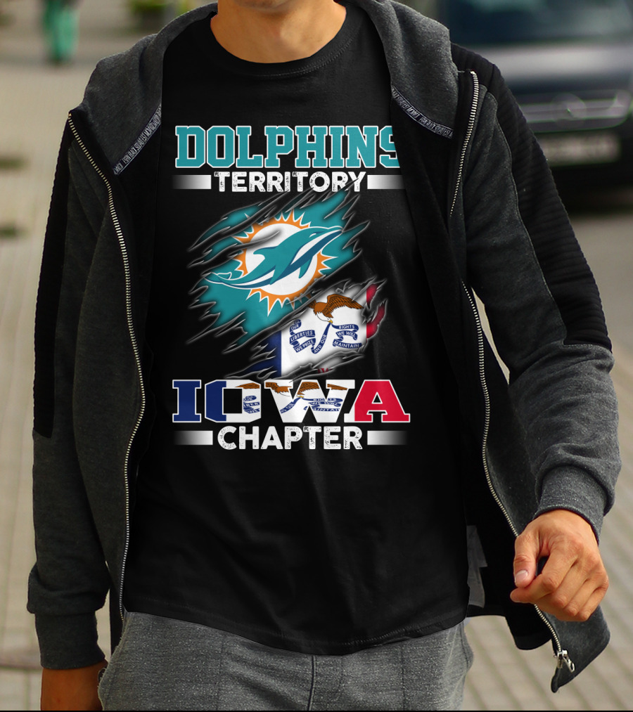 DOLPHINS TERRITORY IOWA CHAPTER T-Shirt